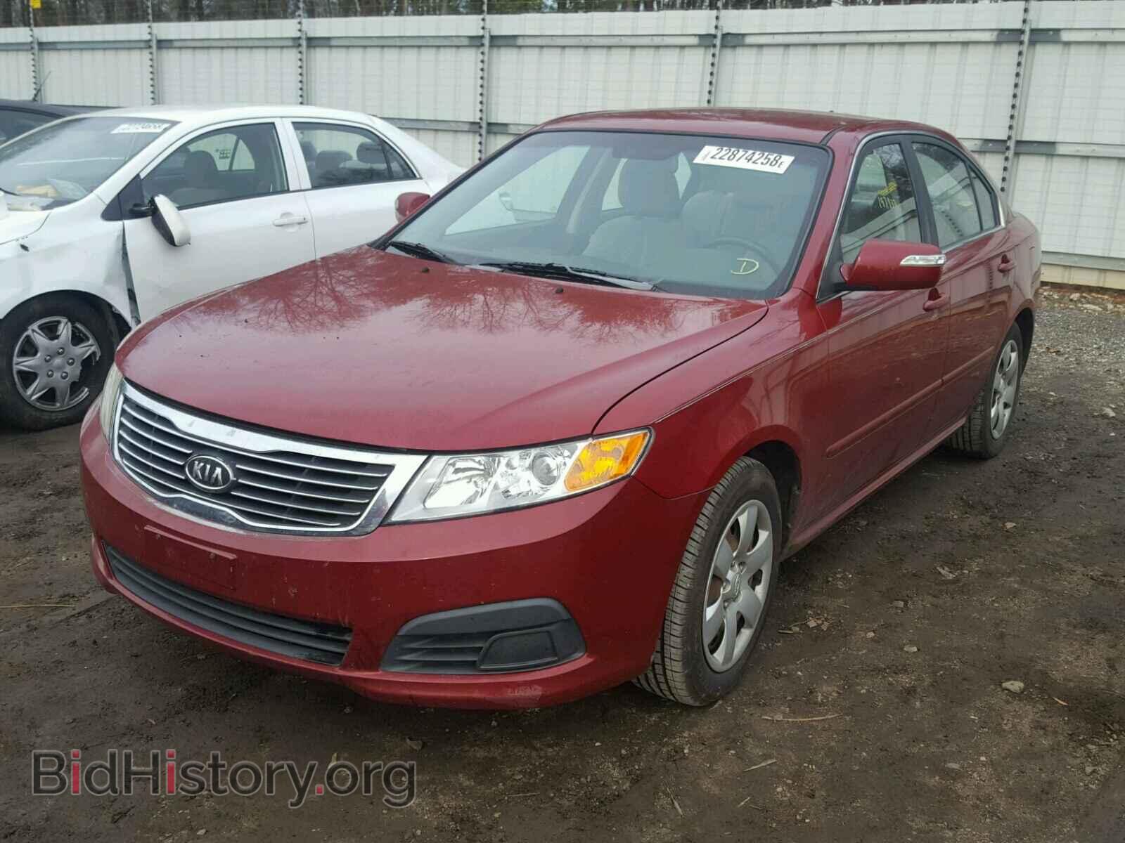 2009 KIA OPTIMA - VIN: KNAGE228195318401 - Фото 2