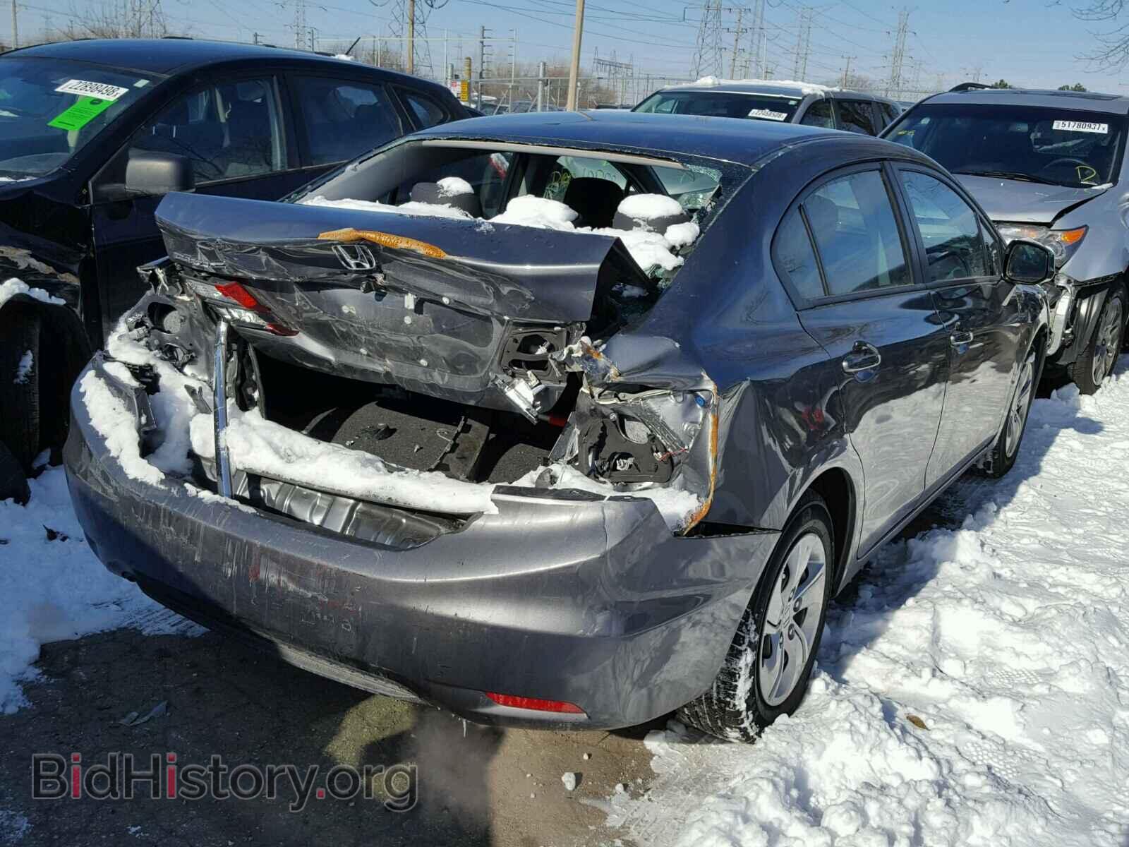 2013 HONDA CIVIC - VIN: 19XFB2F50DE043821 - Фото 4