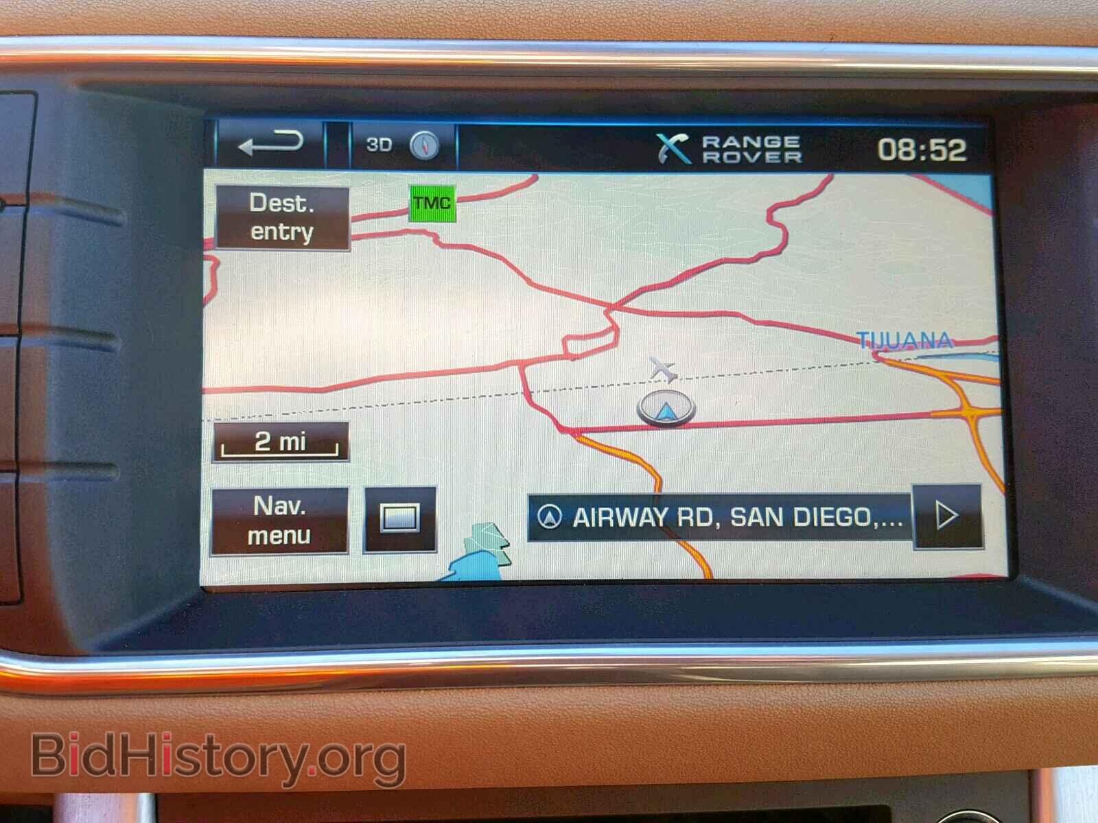 2012 LAND ROVER RANGE ROVE - VIN: SALVR2BG8CH677801 - Фото 9
