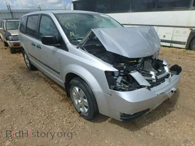 2010 Dodge CARAVAN Grand Cara, silver — VIN 2D4RN4DE8AR277821, Copart