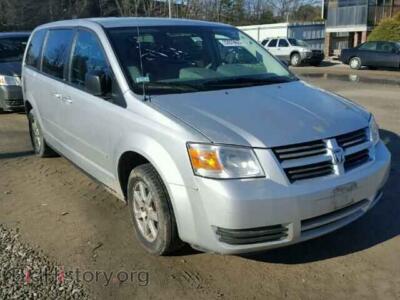 2010 Dodge CARAVAN Grand Cara, silver — VIN 2D4RN4DE1AR115951, Copart