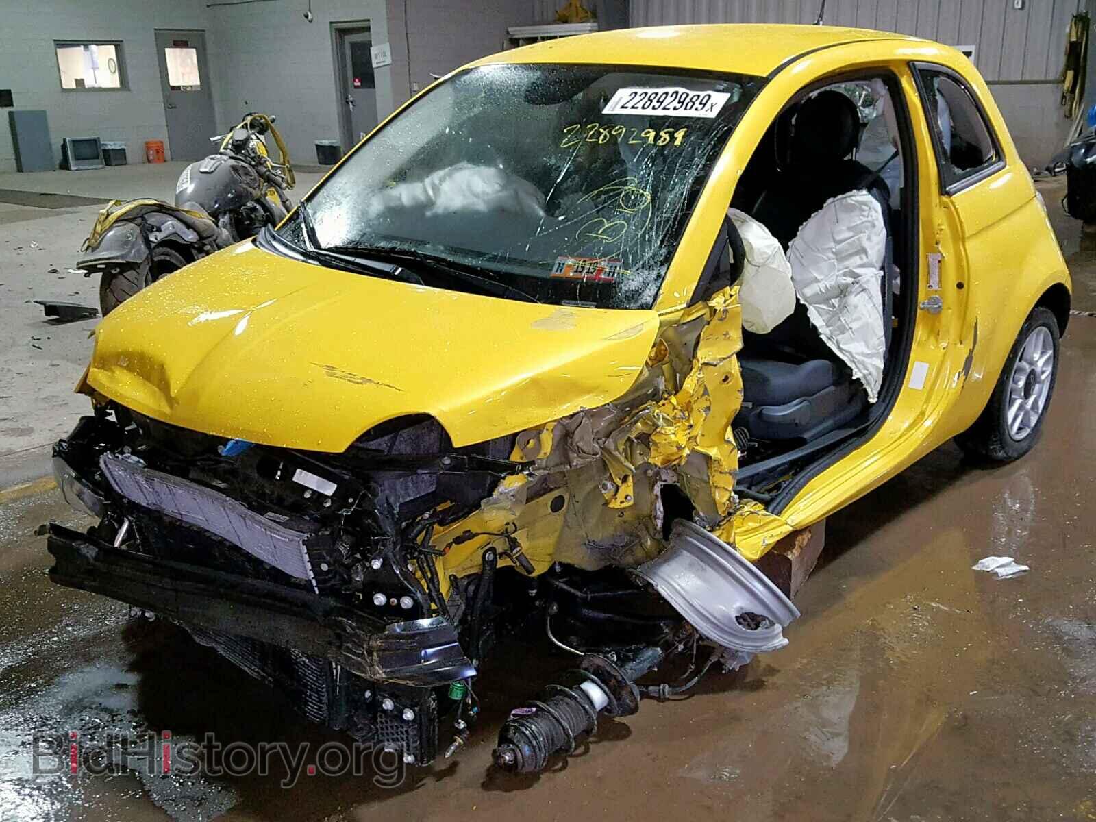 2015 FIAT 500 - VIN: 3C3CFFAR5FT624565 - Фото 2