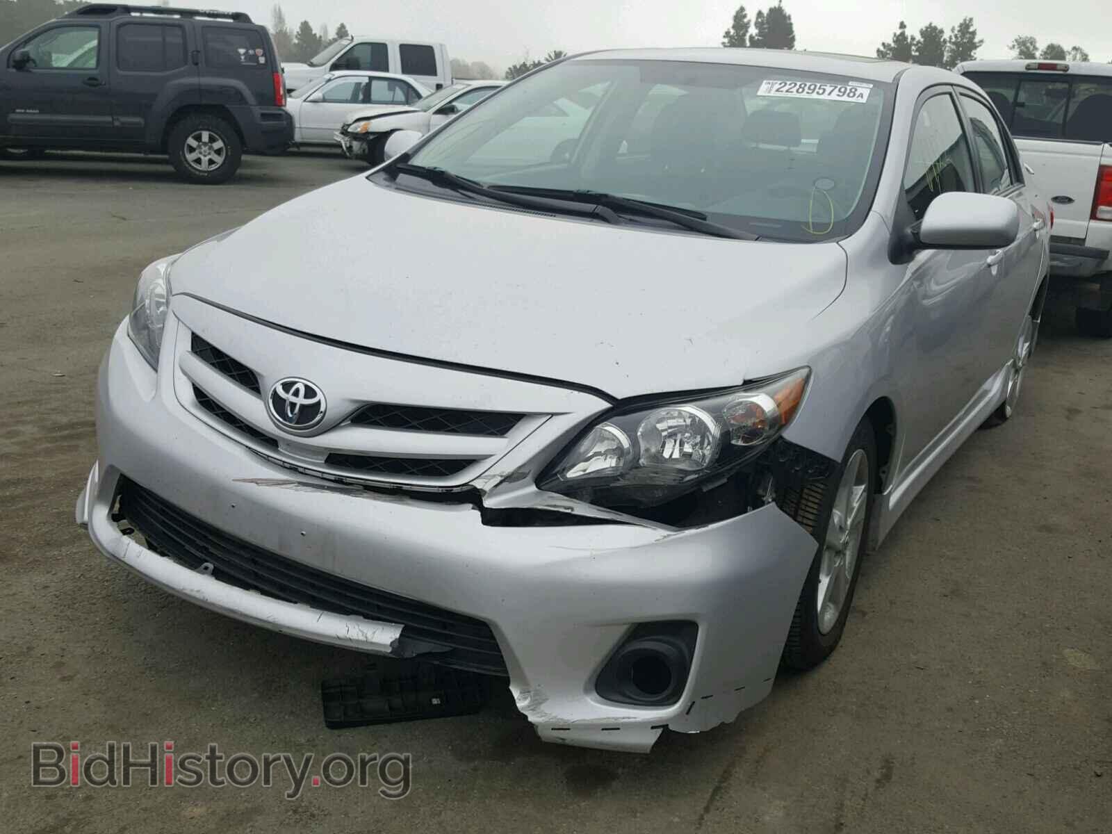 2011 TOYOTA COROLLA BA - VIN: 2T1BU4EE6BC614844 - Фото 2