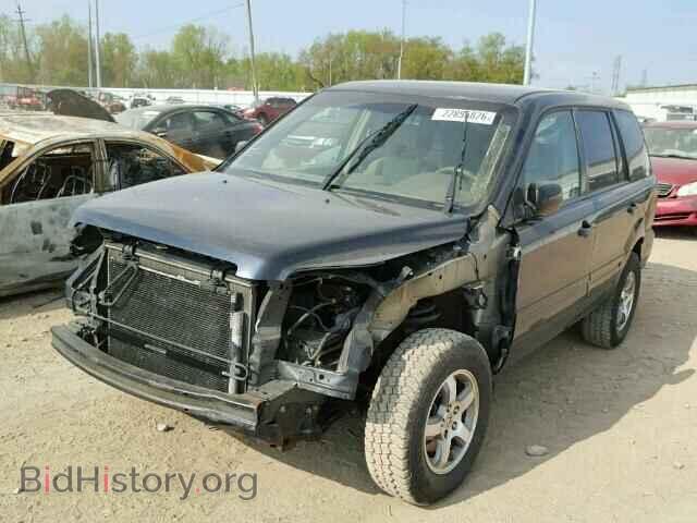 2006 HONDA PILOT - VIN: 2HKYF18426H544347 - Фото 2