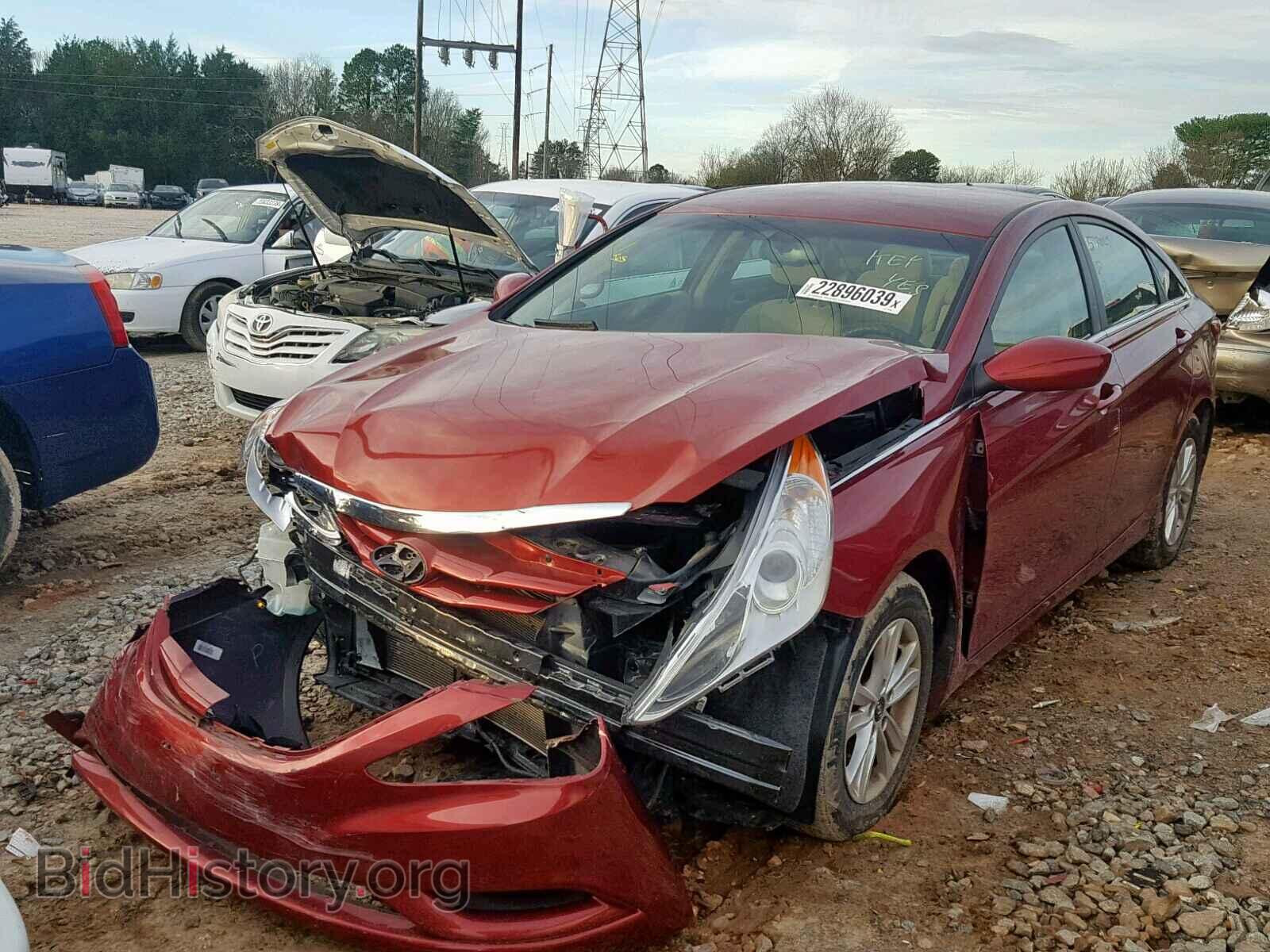 2012 HYUNDAI SONATA - VIN: 5NPEB4AC3CH456596 - Фото 2