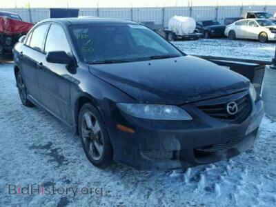 2005 Mazda 6 MAZDA6S, черный — VIN 1YVHP84DX55M70261, Copart