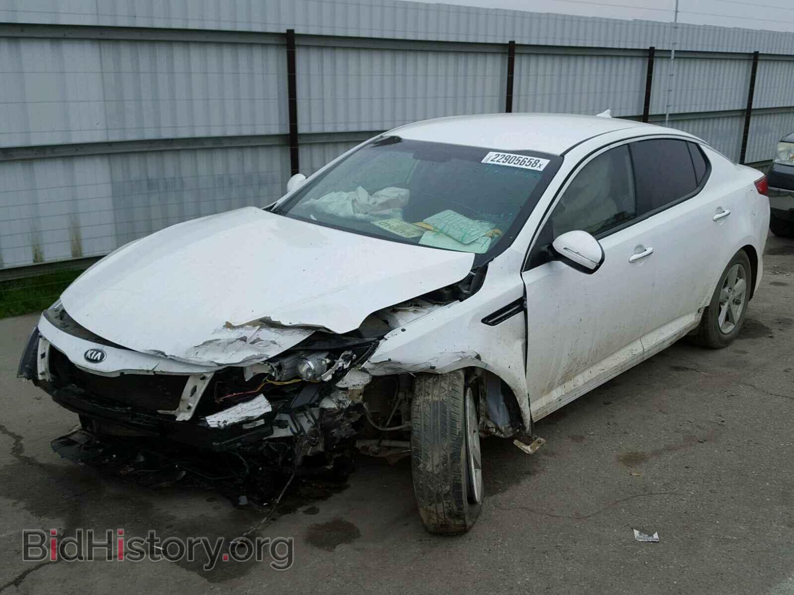 2015 KIA OPTIMA - VIN: 5XXGM4A73FG413883 - Фото 2