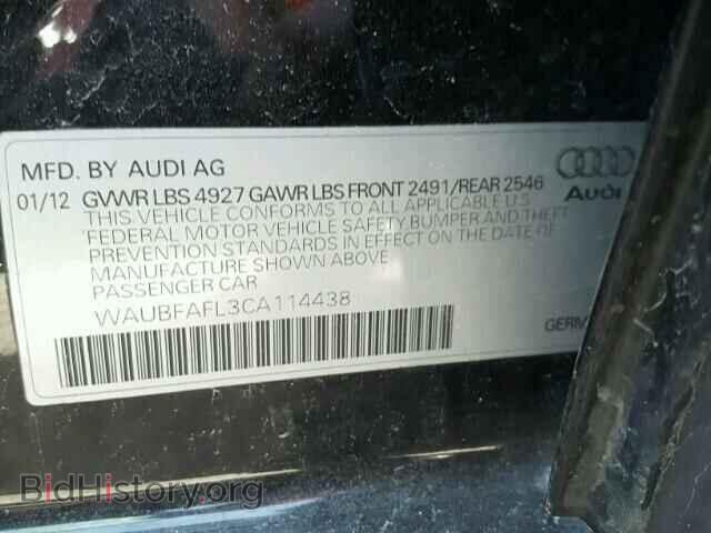 2012 AUDI A4 - VIN: WAUBFAFL3CA114438 - Photo 10