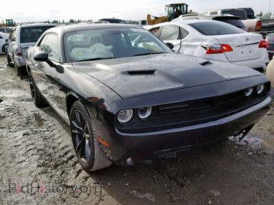 2017 Dodge CHALLENGER, черный — VIN 2C3CDZAG1HH665356, Copart