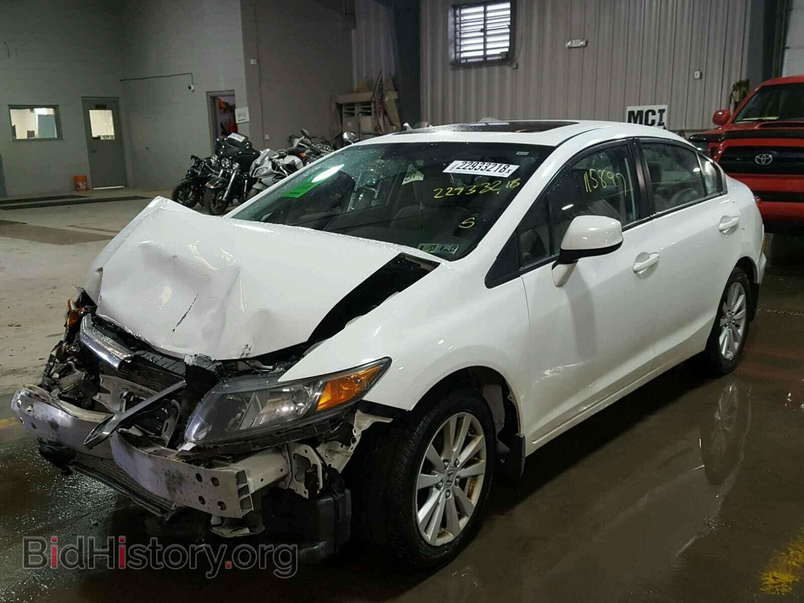 2012 HONDA CIVIC - VIN: 2HGFB2F83CH308746 - Фото 2