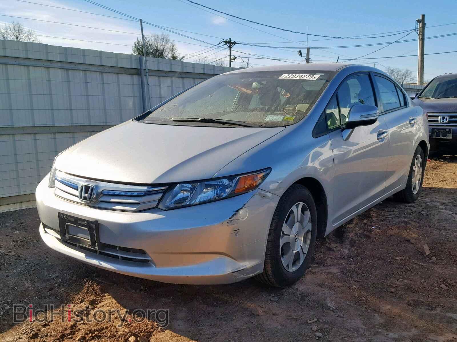2012 HONDA CIVIC - VIN: JHMFB4F36CS010164 - Фото 2
