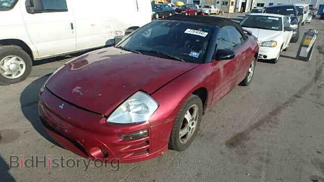 2003 MITSUBISHI ECLIPSE - VIN: 4A3AE45G63E012113 - Фото 2