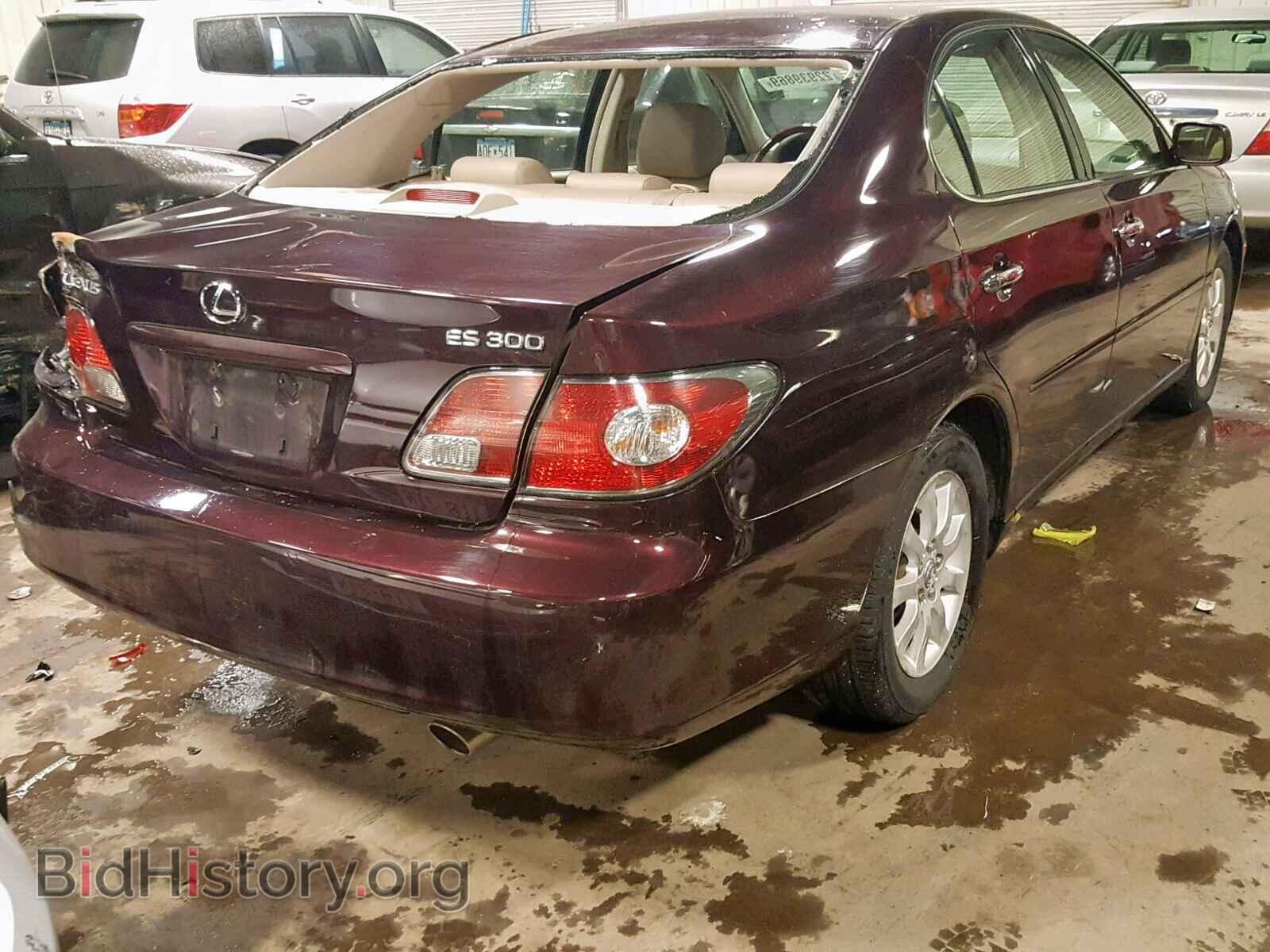 2003 LEXUS ES300 - VIN: JTHBF30G330142626 - Фото 4