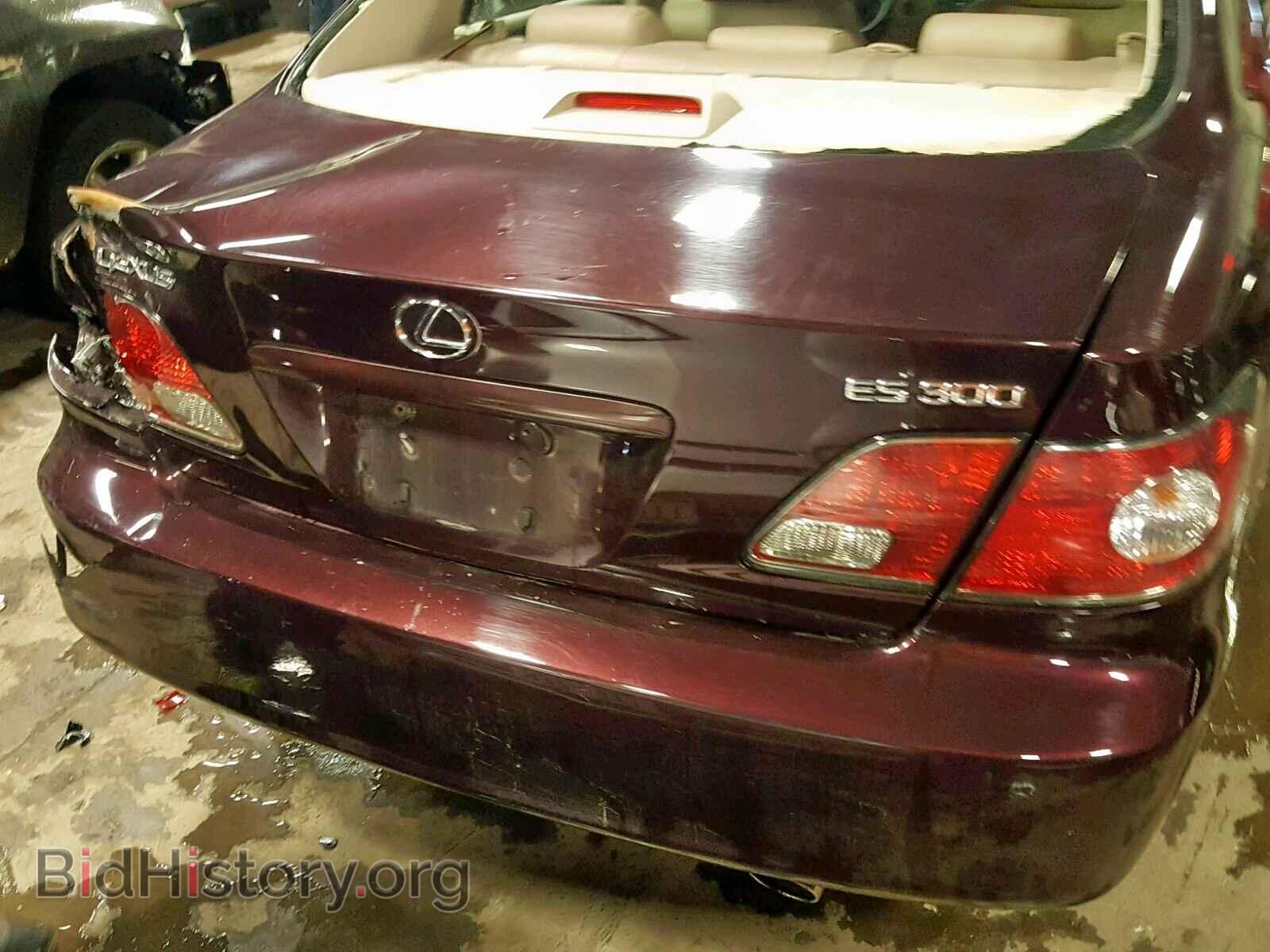 2003 LEXUS ES300 - VIN: JTHBF30G330142626 - Фото 9