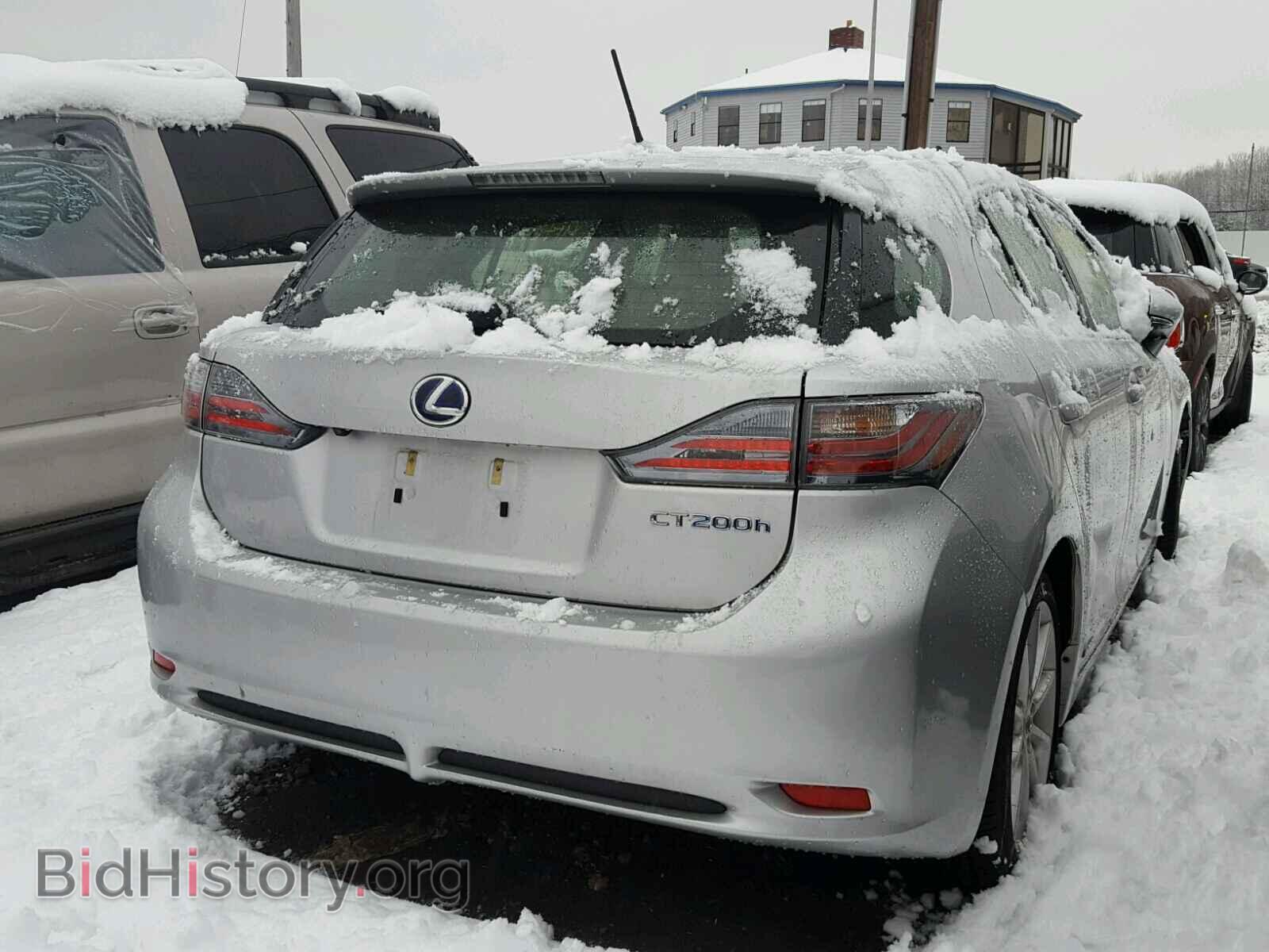 2012 LEXUS CT 200 - VIN: JTHKD5BH6C2053161 - Фото 4