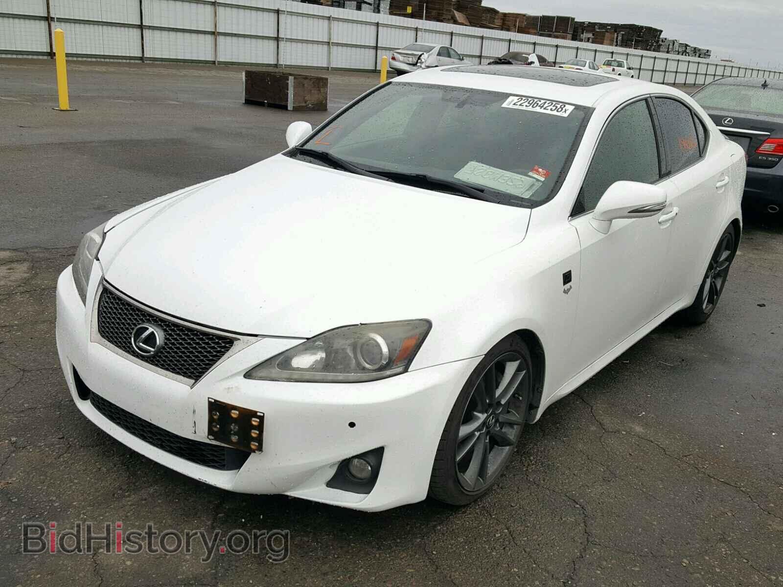 2012 LEXUS IS350 - VIN: JTHBE5C20C5028584 - Фото 2