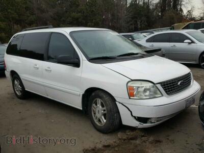 2006 Ford FREESTAR Freestar S, белый — VIN 2FMDA522X6BA64561, Copart