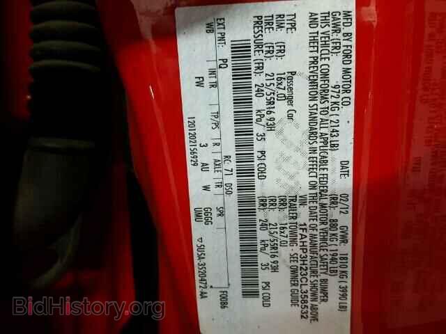 2012 FORD FOCUS - VIN: 1FAHP3H23CL358532 - Photo 10