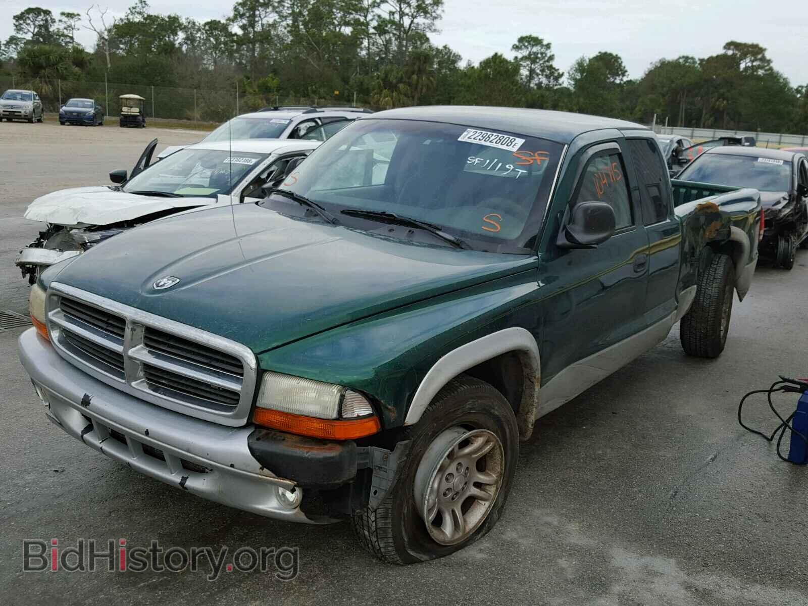 2004 DODGE DAKOTA - VIN: 1D7GL42K44S524604 - Фото 2