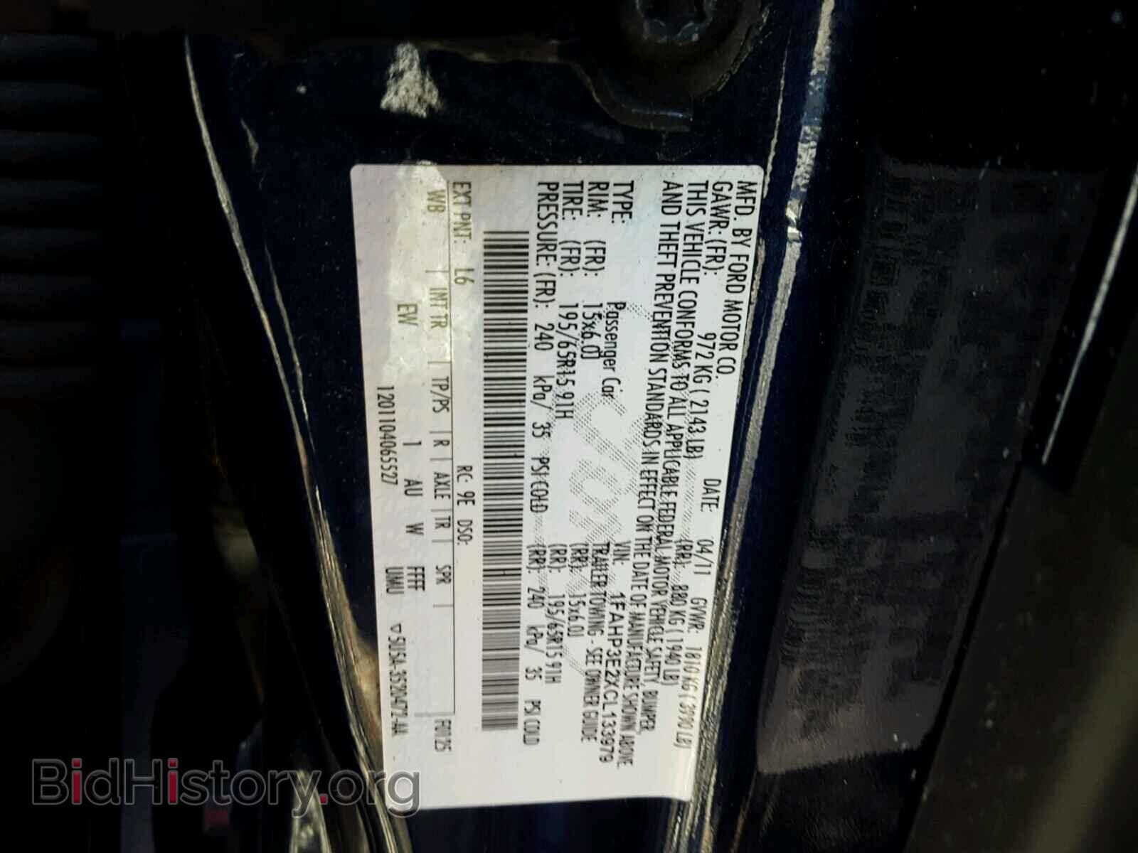 2012 FORD FOCUS - VIN: 1FAHP3E2XCL133979 - Photo 10