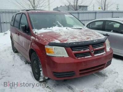 2010 Dodge CARAVAN Grand Cara, red — VIN 2D4RN4DE5AR114110, Copart