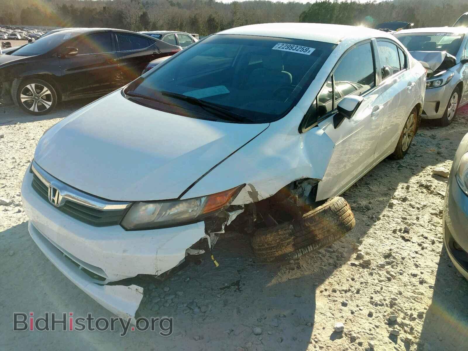 2012 HONDA CIVIC - VIN: 2HGFB2F55CH335601 - Фото 2