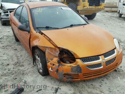 2005 Dodge NEON Neon SXT, оранжевый — VIN 1B3ES56C35D258528, Copart