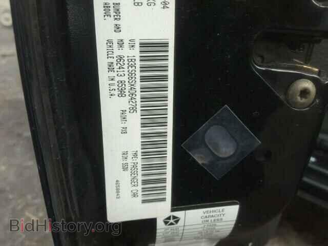 2004 DODGE NEON - VIN: 1B3ES66SX4D642785 - Фото 10