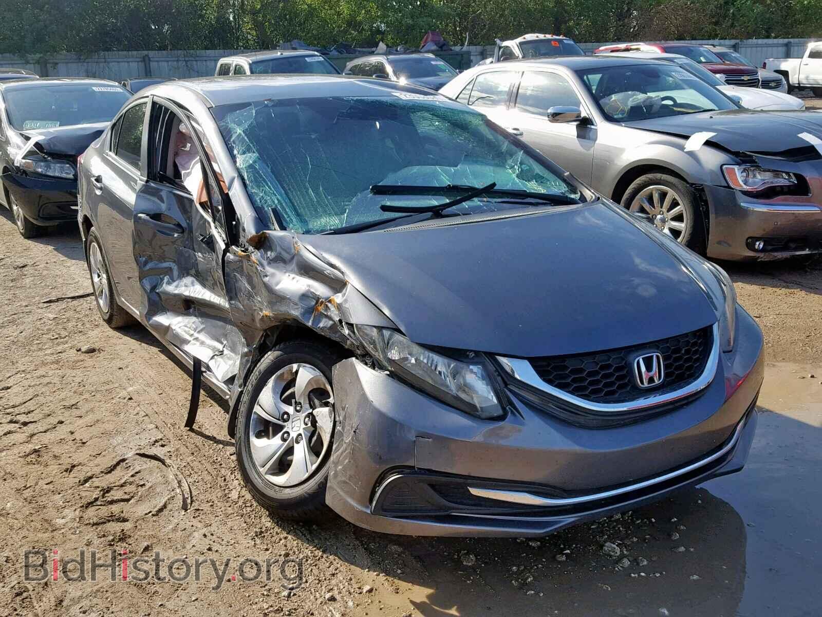 Фотография 19XFB2F57DE098475 - HONDA CIVIC LX 2013