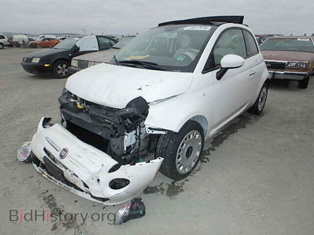 2012 FIAT 500 - VIN: 3C3CFFDR4CT214069 - Фото 2