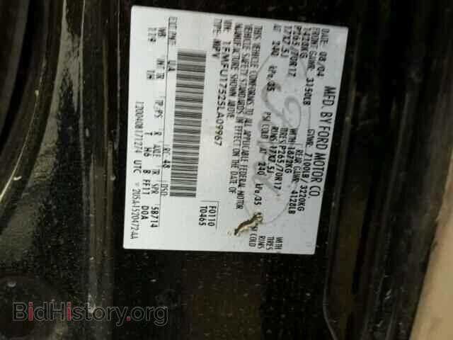 2005 FORD EXPEDITION - VIN: 1FMFU17525LA09967 - Фото 10