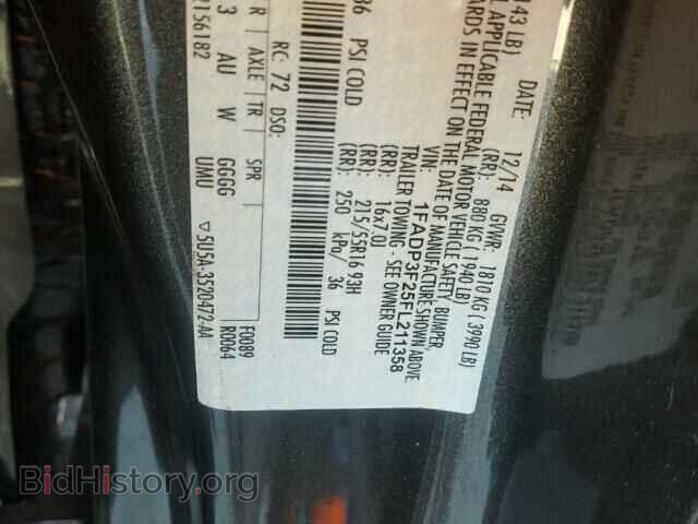 2015 FORD FOCUS - VIN: 1FADP3F25FL211358 - Фото 10