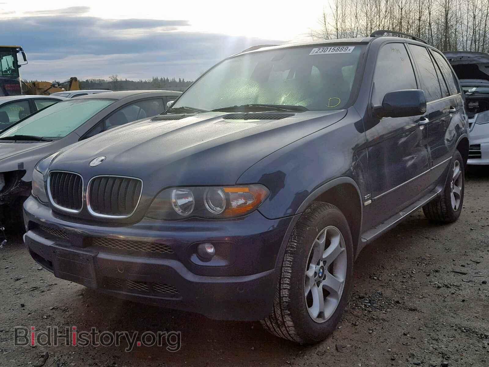 2005 BMW X5 - VIN: 5UXFA13505LY16232 - Фото 2