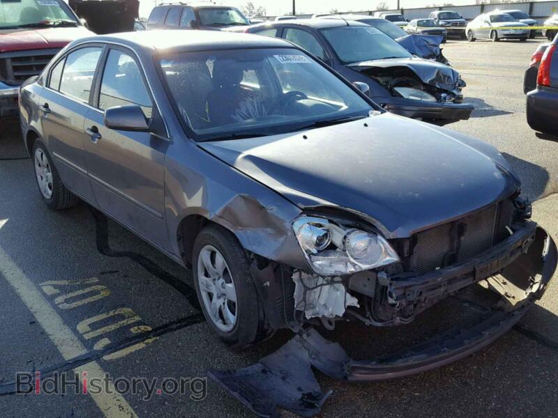 2008 Kia OPTIMA Optima LX (VIN KNAGE123185199259) — photo 1 of 10, Copart, damage: front end