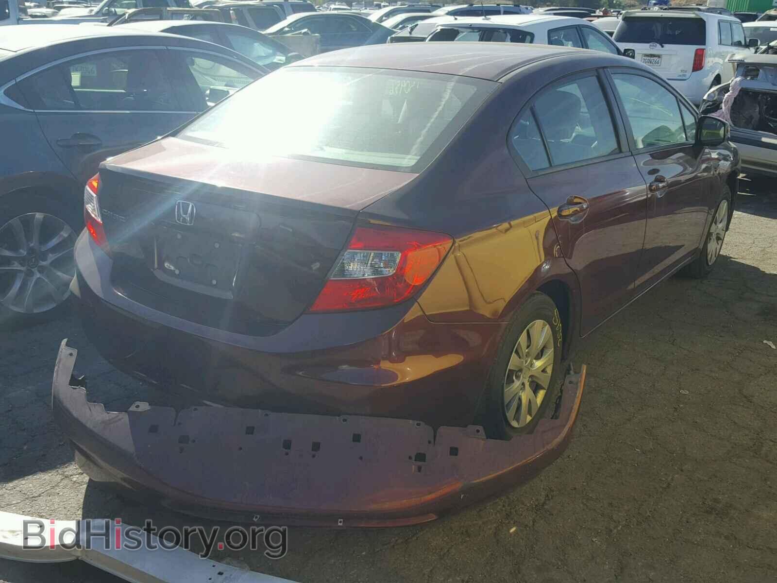 2012 HONDA CIVIC - VIN: 19XFB2F57CE344326 - Фото 4
