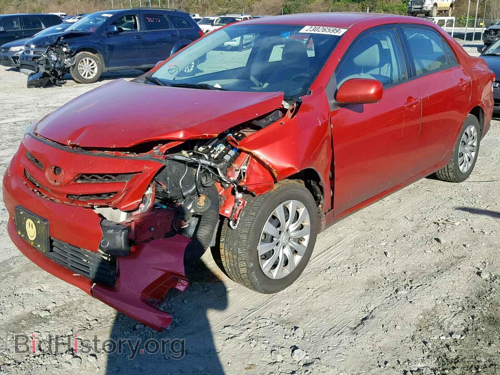 2012 TOYOTA COROLLA BA - VIN: 2T1BU4EE5CC810596 - Фото 2