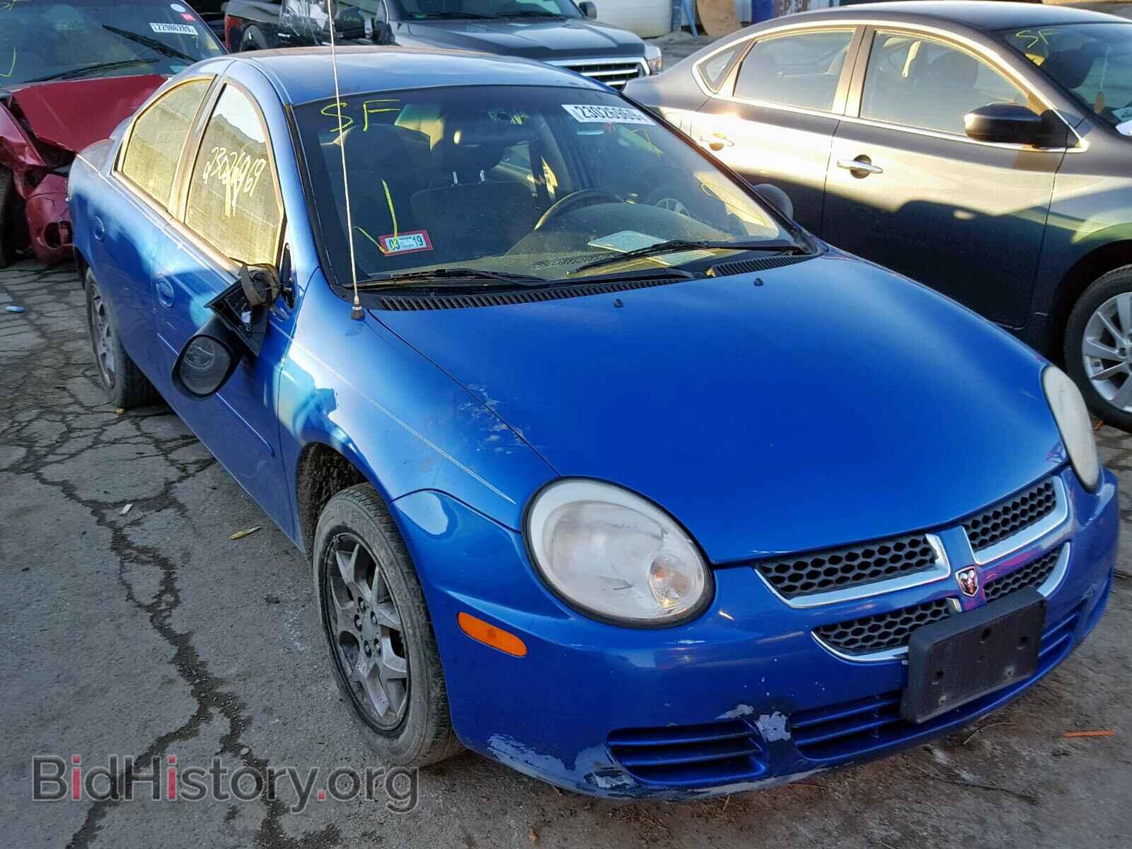 Фотография 1B3ES56C44D643255 - DODGE NEON 2004