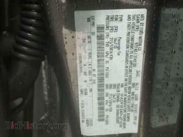 2013 FORD FOCUS - VIN: 1FADP3F24DL371230 - Photo 10