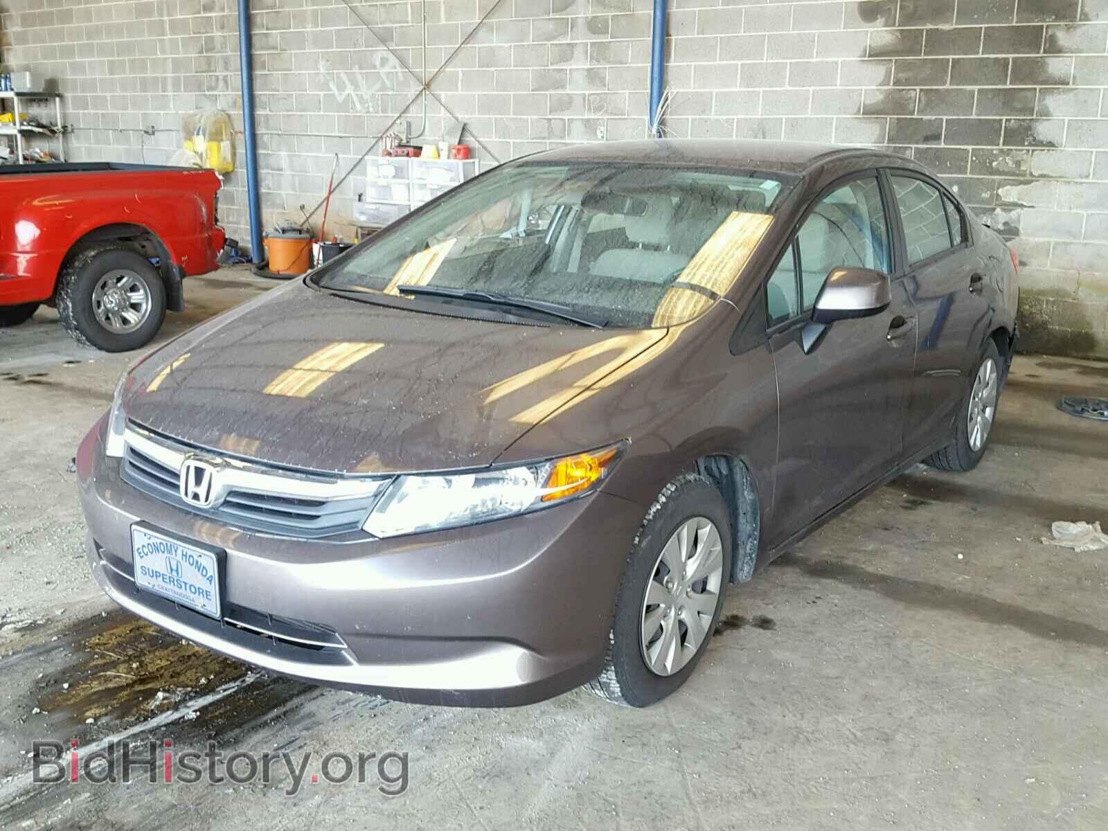 2012 HONDA CIVIC - VIN: 2HGFB2F54CH576100 - Фото 2