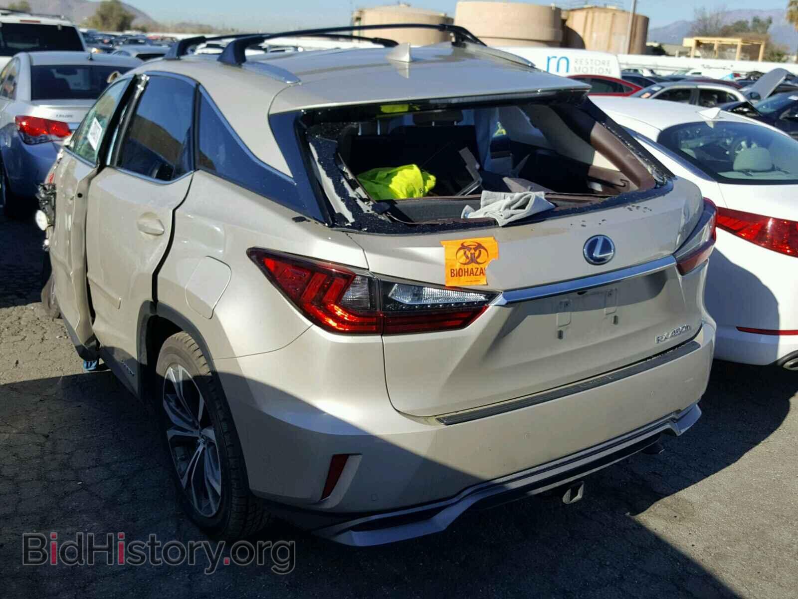 2017 LEXUS RX 450H - VIN: 2T2BGMCA4HC010690 - Фото 3