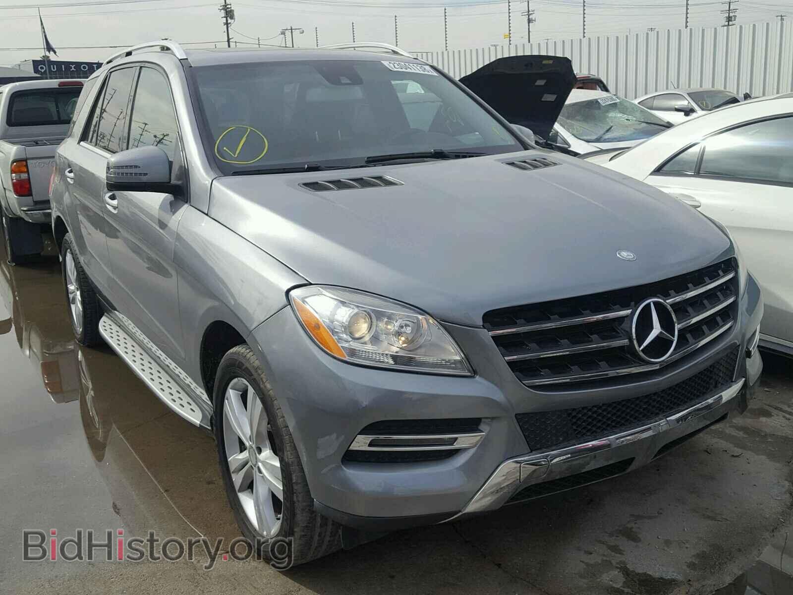 Photo 4JGDA5JB2EA397543 - MERCEDES-BENZ ML 350 2014