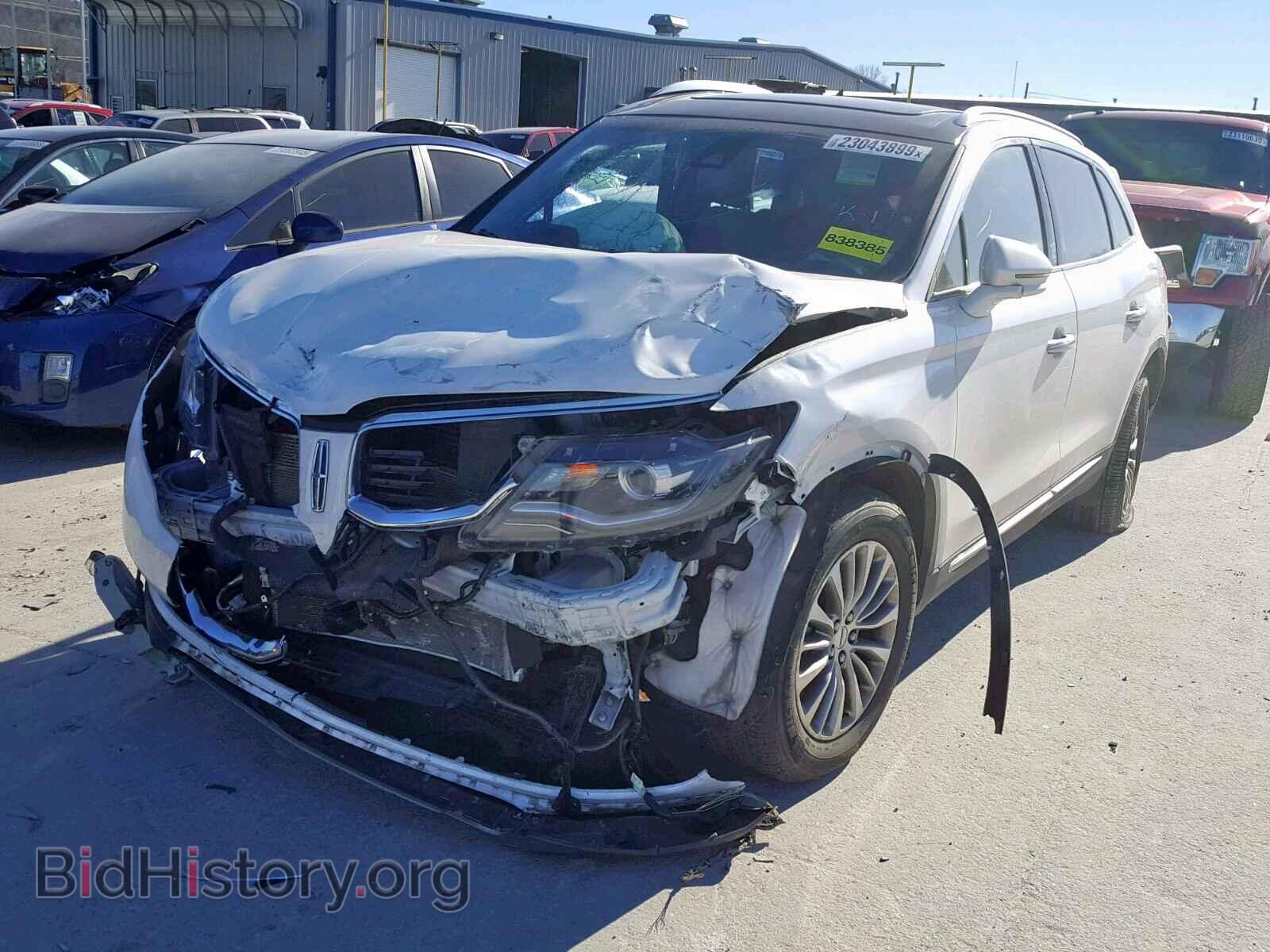 2016 LINCOLN MKX SELECT - VIN: 2LMTJ6KR2GBL41840 - Фото 2