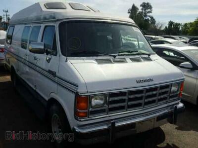 1990 Dodge RAM VAN RAM Van B2, white — VIN 2B7HB21Y5LK777984, Copart