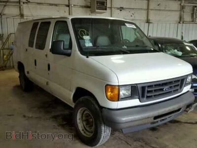 2007 Ford ECONOLINE, белый — VIN 1FTNE14W47DB04134, Copart