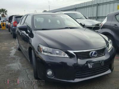 2011 Lexus CT 200, черный — VIN JTHKD5BH3B2033738, Copart