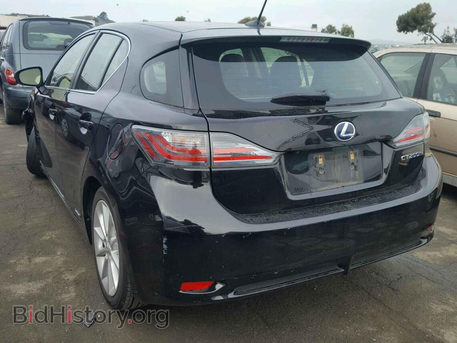 2011 LEXUS CT 200 - VIN: JTHKD5BH3B2033738 - Фото 3