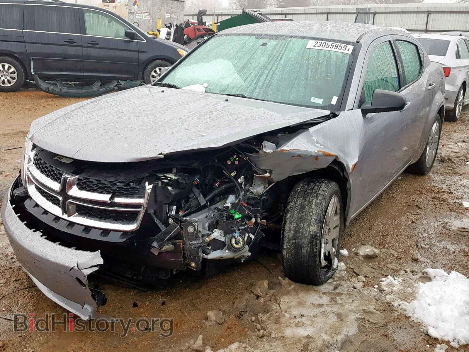 2014 DODGE AVENGER - VIN: 1C3CDZAB7EN184129 - Фото 2