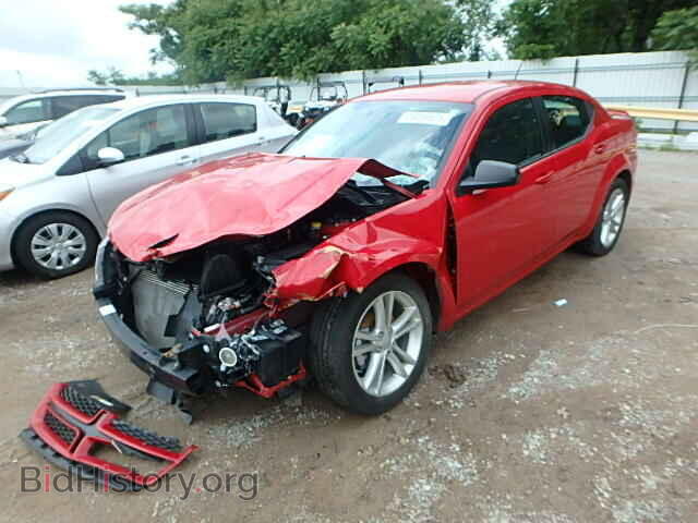 2014 DODGE AVENGER - VIN: 1C3CDZAB1EN201202 - Фото 2