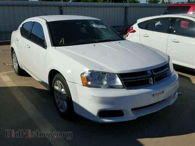 Фотография 1C3CDZAB8CN213957 - DODGE AVENGER 2012