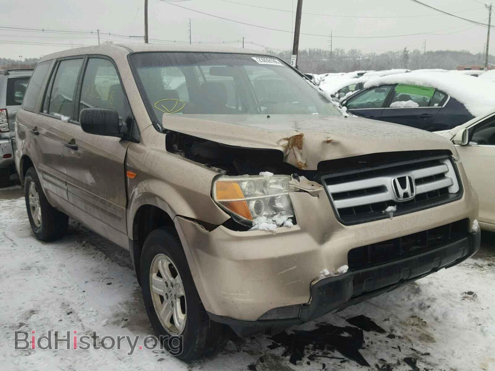 Фотография 2HKYF18136H522055 - HONDA PILOT 2006